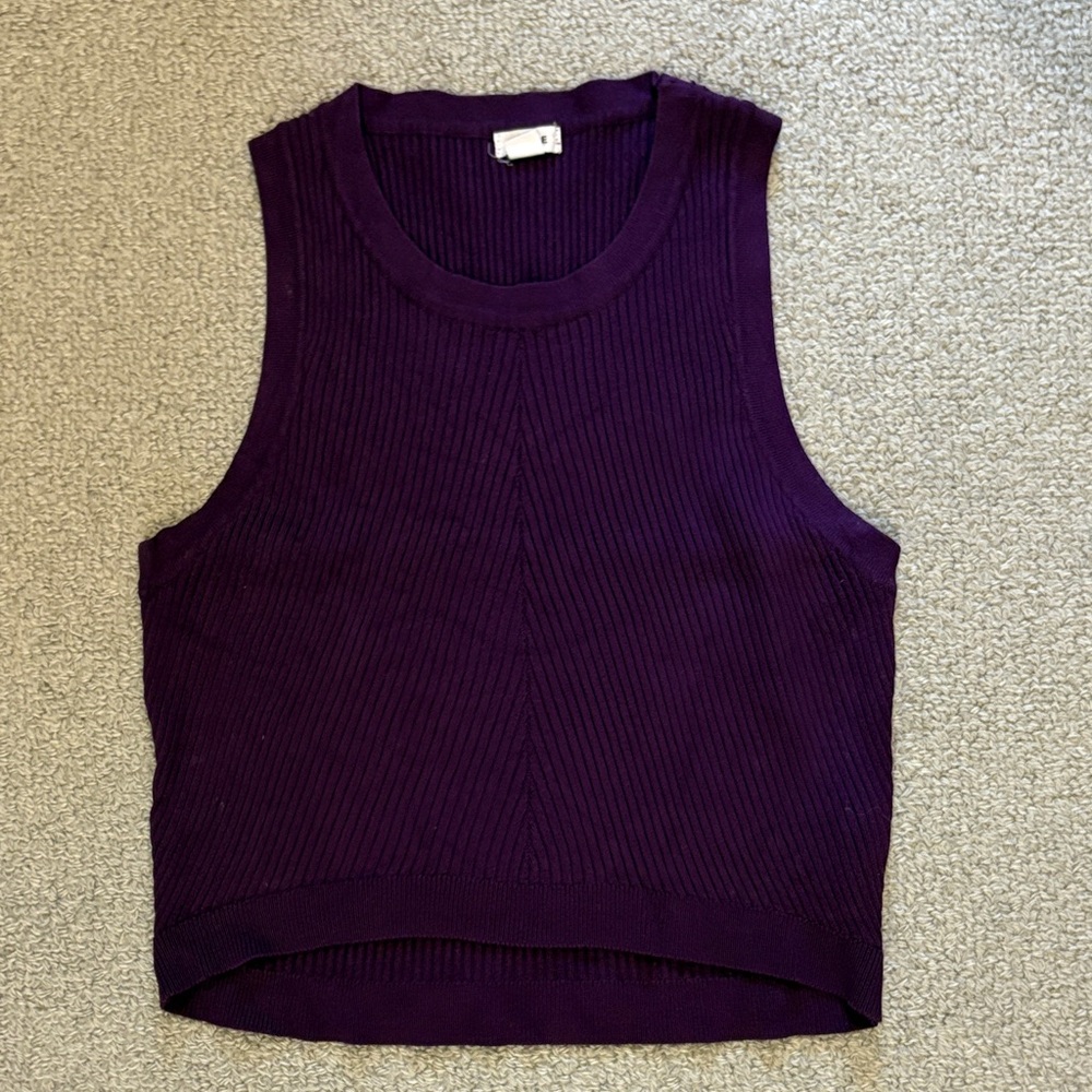 Purple Halter Top